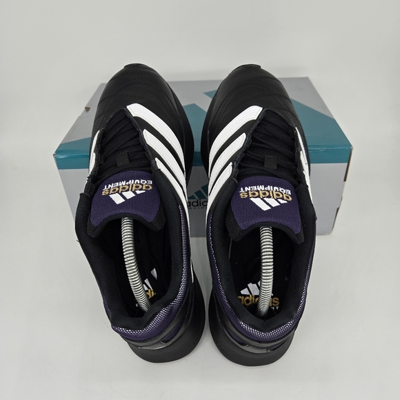 New Adidas Equipment Predator Run 'Black White Aurora Plum' Men's Shoes Size 11 - Picture 5 of 8